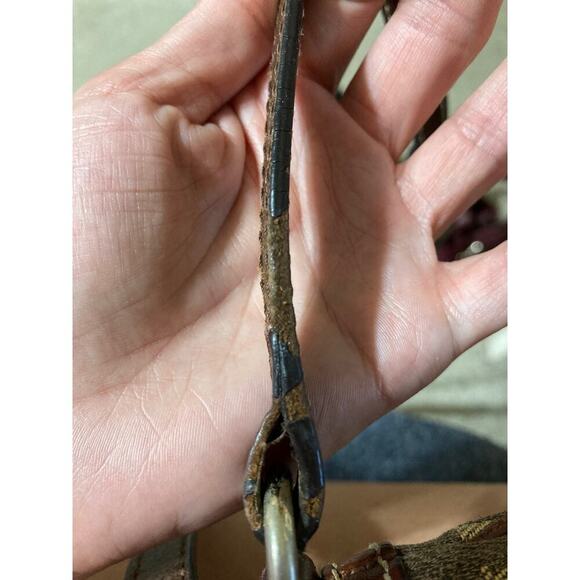 DOONEY & BOURKE, BROWN SIGNATURE CANVAS CROSSBODY BAG ASIS - Picture 16 of 16